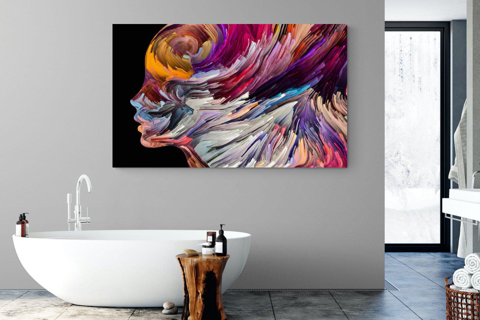 Power of the Mind-Wall_Art-180 x 110cm-Mounted Canvas-No Frame-Pixalot