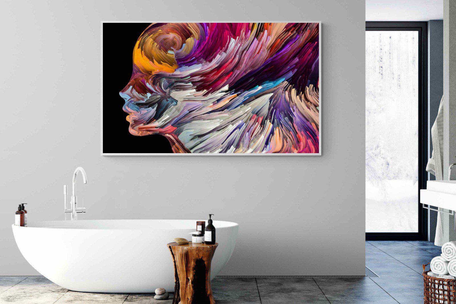 Power of the Mind-Wall_Art-180 x 110cm-Mounted Canvas-White-Pixalot
