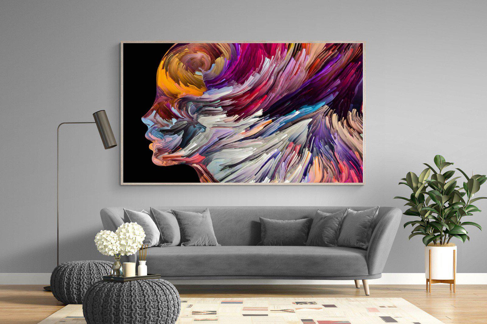 Power of the Mind-Wall_Art-220 x 130cm-Mounted Canvas-Wood-Pixalot