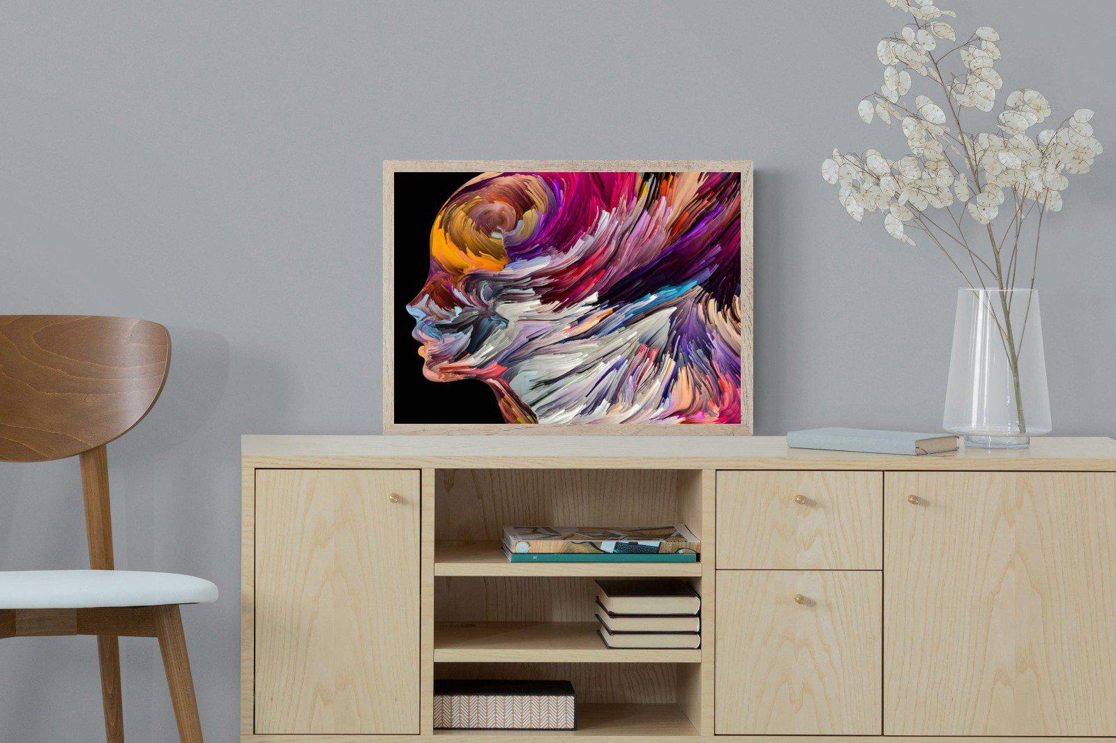 Power of the Mind-Wall_Art-60 x 45cm-Mounted Canvas-Wood-Pixalot