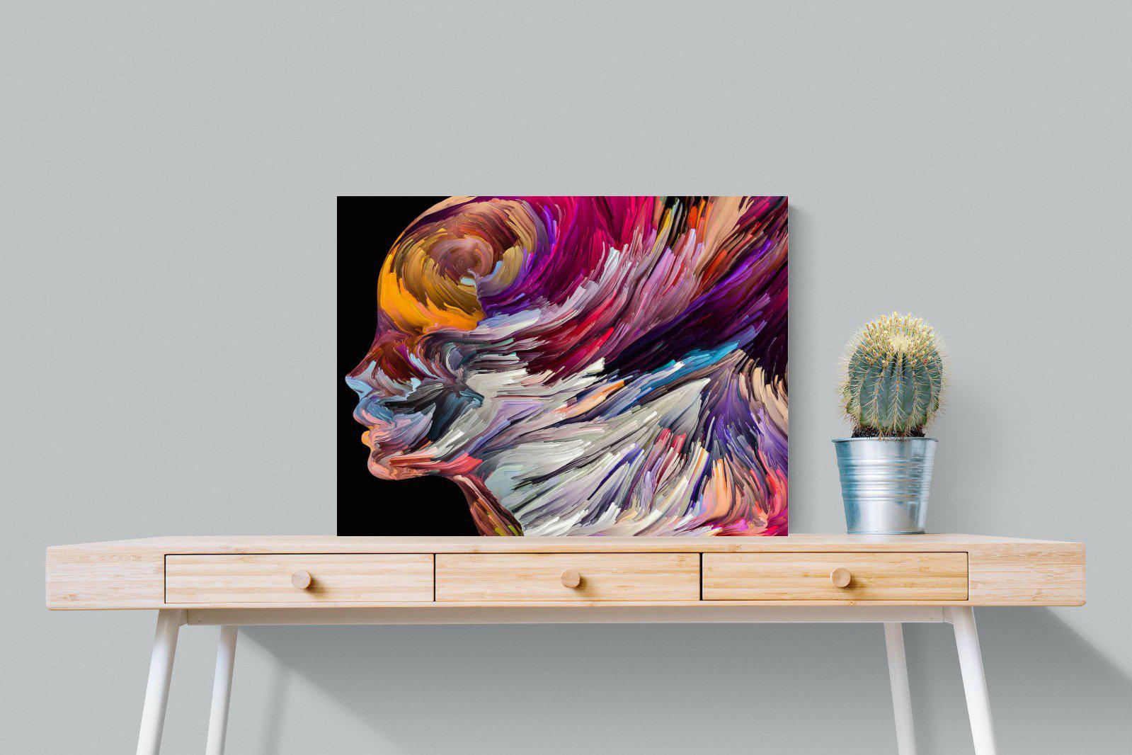 Power of the Mind-Wall_Art-80 x 60cm-Mounted Canvas-No Frame-Pixalot