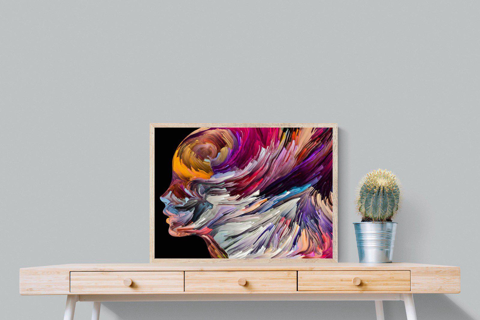 Power of the Mind-Wall_Art-80 x 60cm-Mounted Canvas-Wood-Pixalot