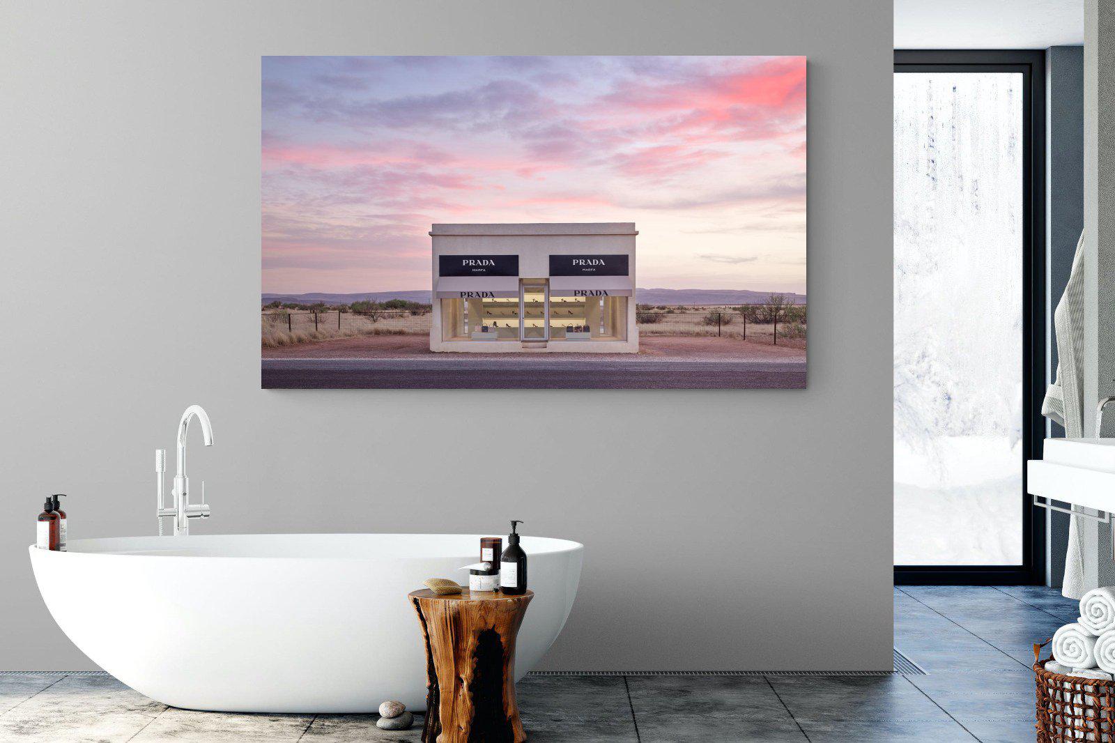 Prada Marfa-Wall_Art-180 x 110cm-Mounted Canvas-No Frame-Pixalot