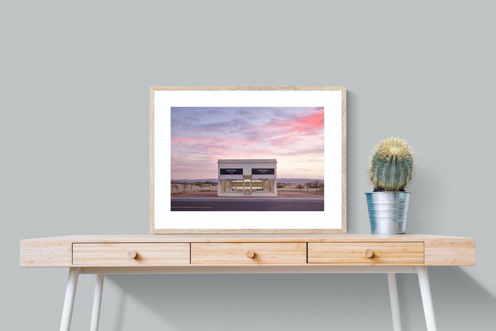 Prada Marfa-Wall_Art-80 x 60cm-Framed Print-Wood-Pixalot