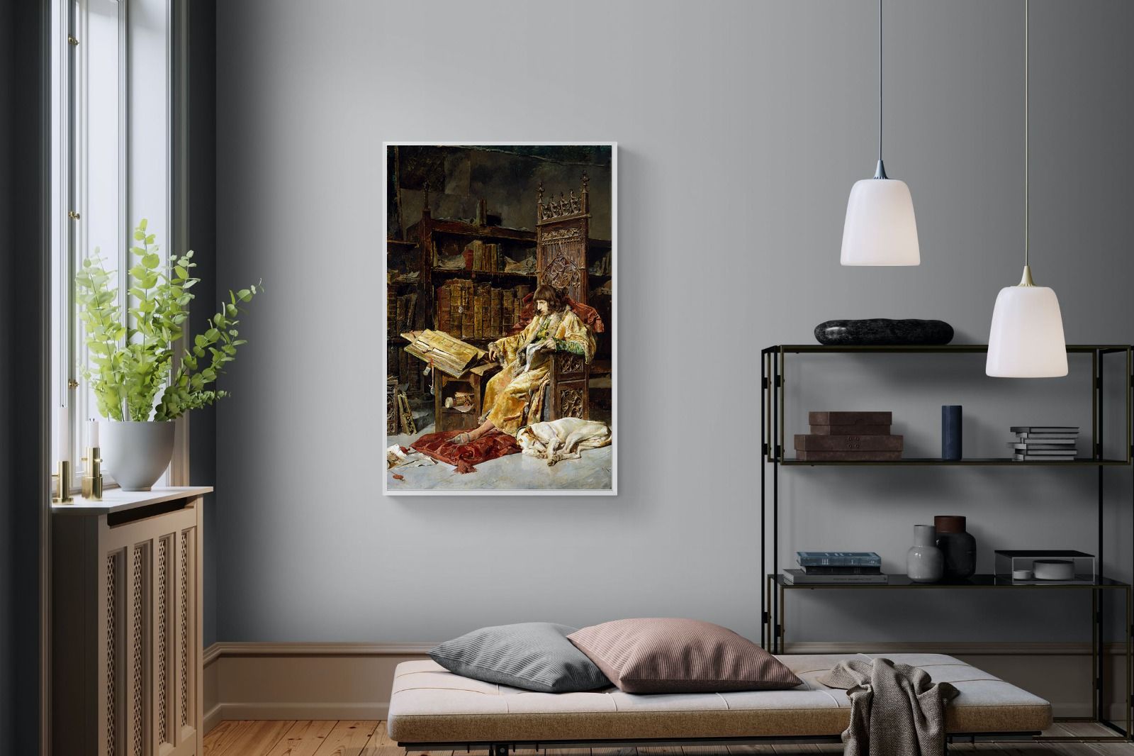Prince Carlos de Viana-Wall_Art-100 x 150cm-Mounted Canvas-White-Pixalot