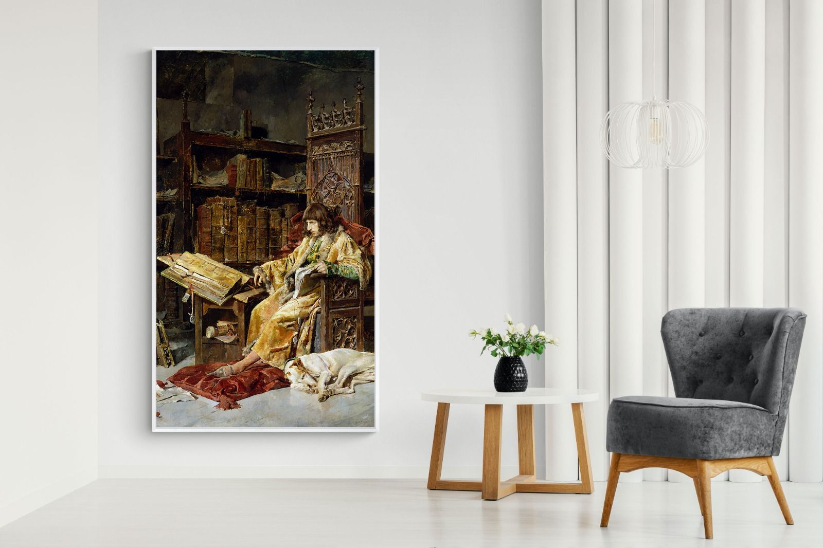 Prince Carlos de Viana-Wall_Art-130 x 220cm-Mounted Canvas-White-Pixalot