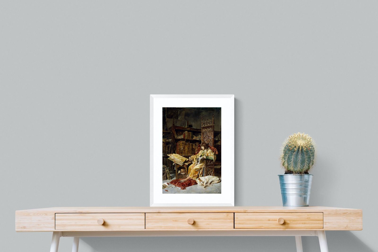 Prince Carlos de Viana-Wall_Art-45 x 60cm-Framed Print-White-Pixalot
