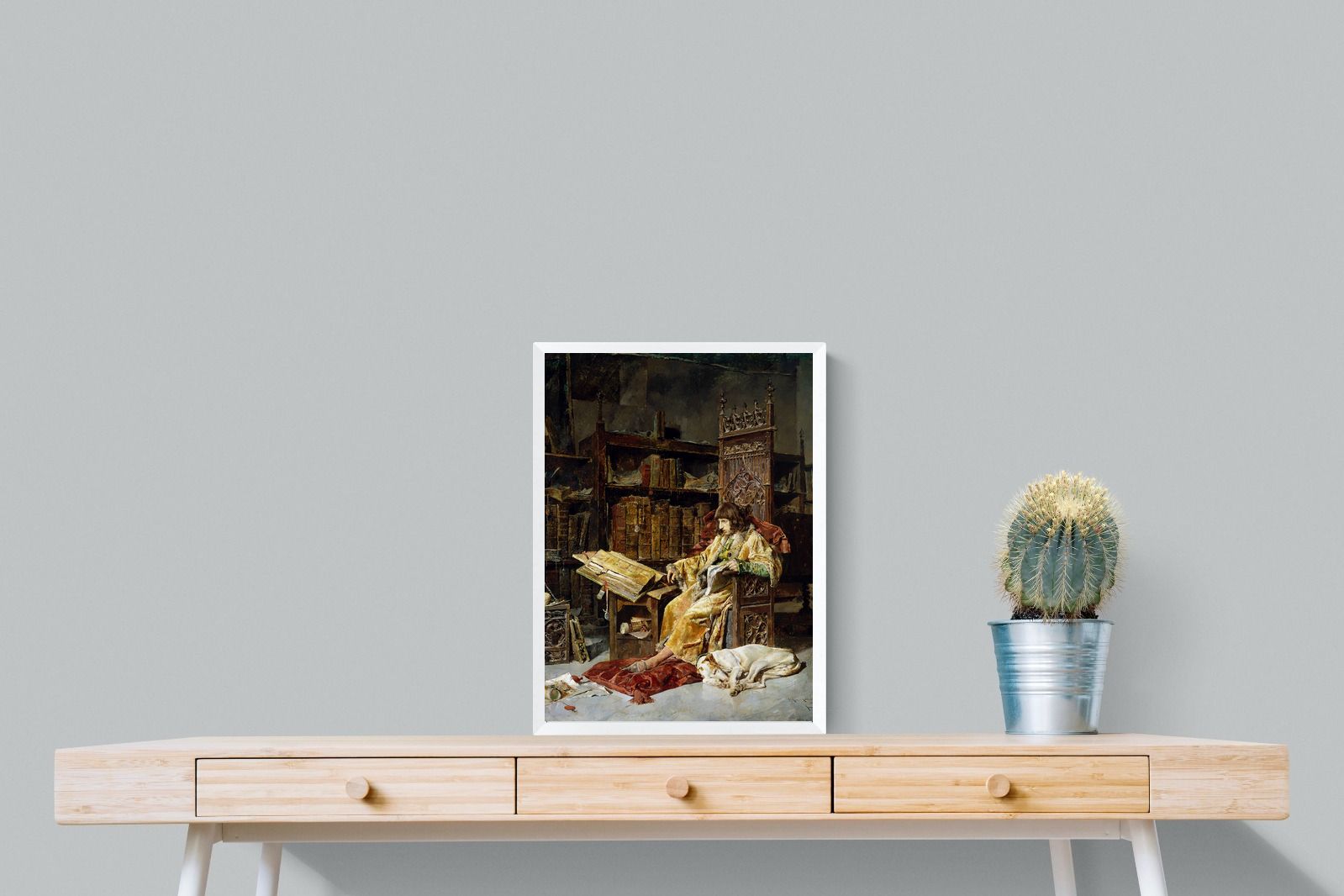 Prince Carlos de Viana-Wall_Art-45 x 60cm-Mounted Canvas-White-Pixalot