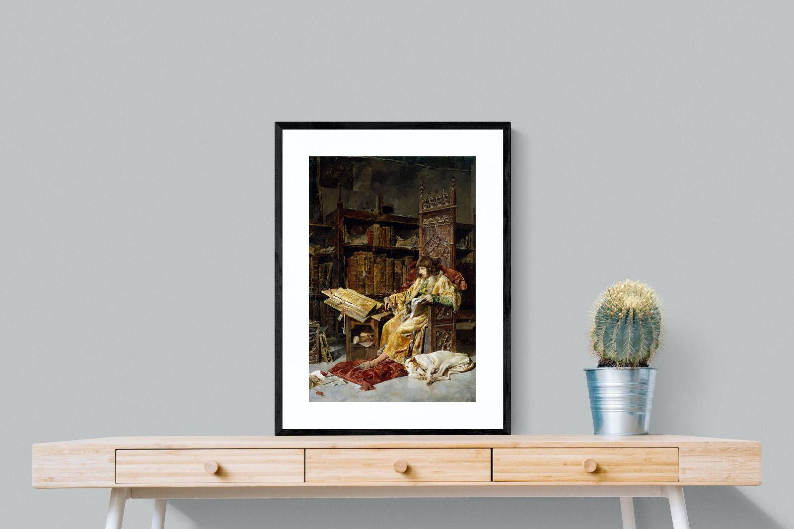 Prince Carlos de Viana-Wall_Art-60 x 80cm-Framed Print-Black-Pixalot