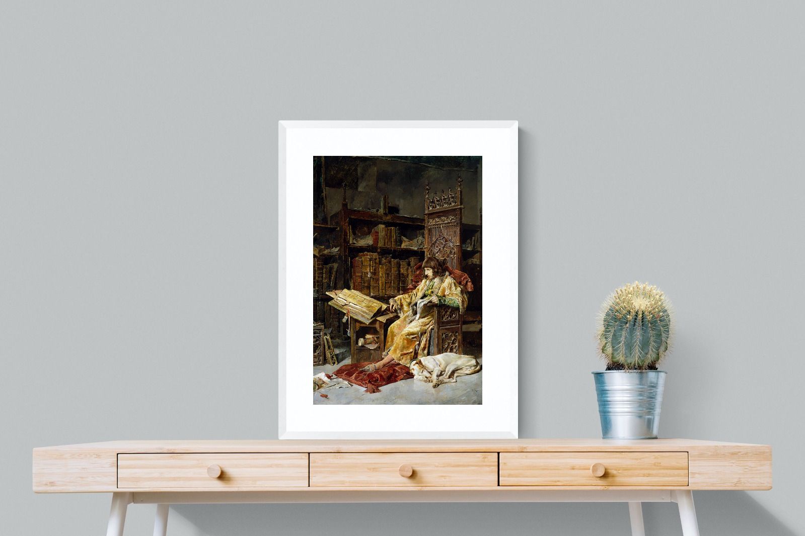Prince Carlos de Viana-Wall_Art-60 x 80cm-Framed Print-White-Pixalot