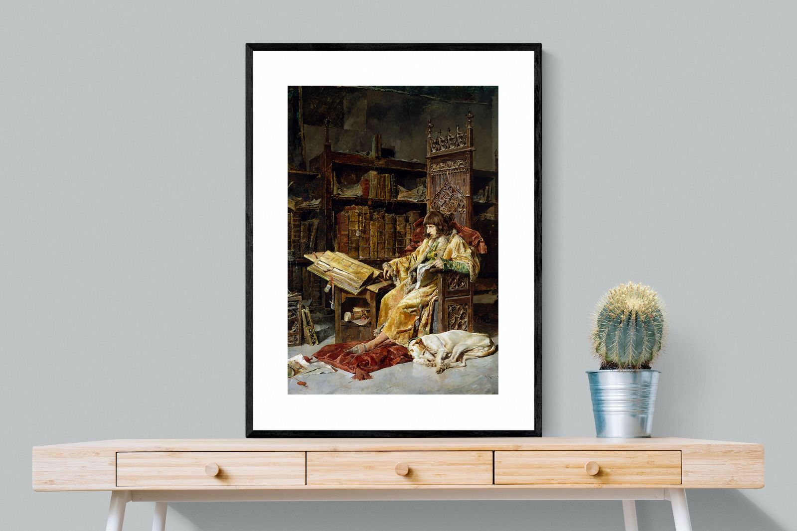 Prince Carlos de Viana-Wall_Art-75 x 100cm-Framed Print-Black-Pixalot