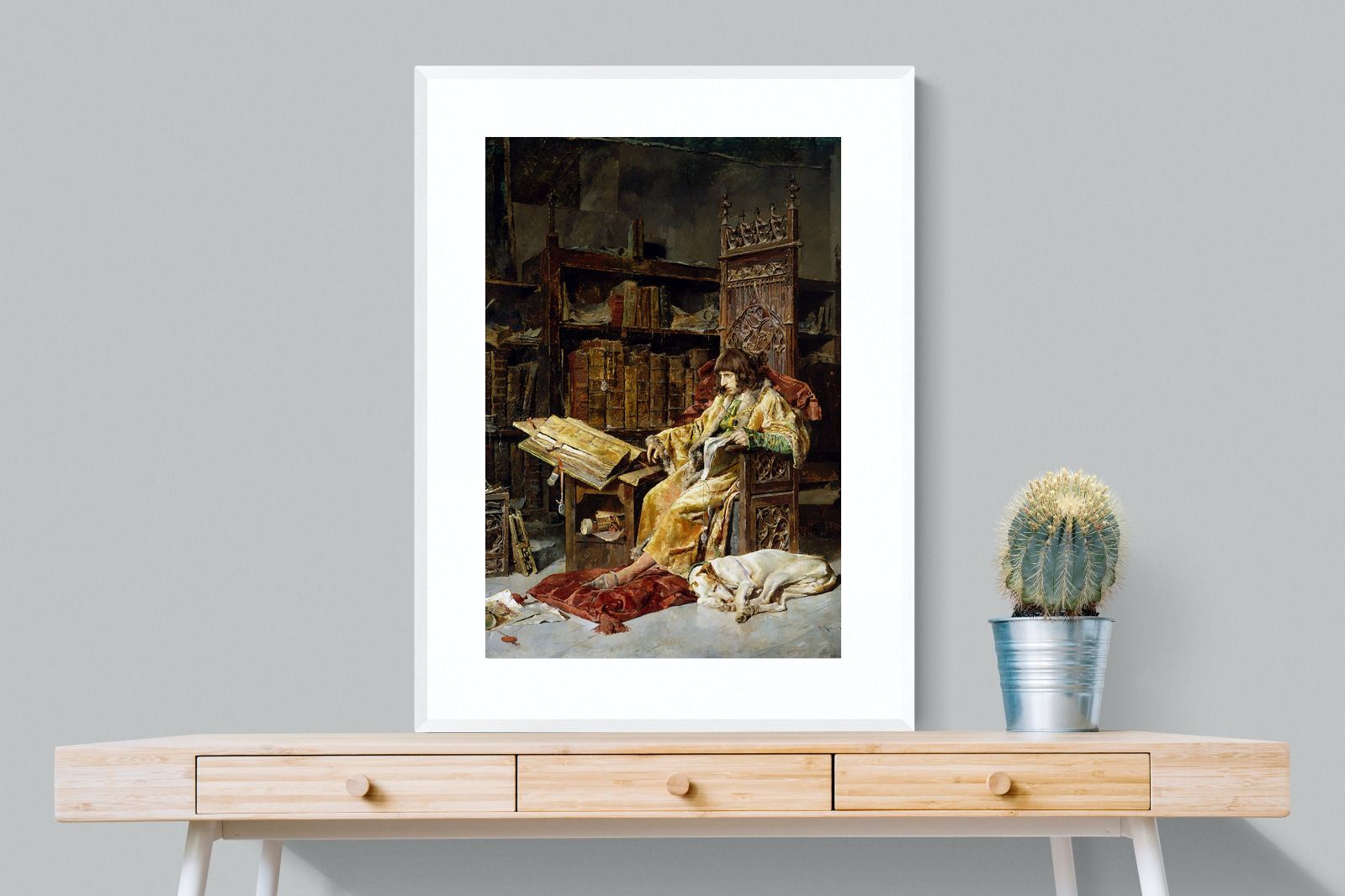 Prince Carlos de Viana-Wall_Art-75 x 100cm-Framed Print-White-Pixalot
