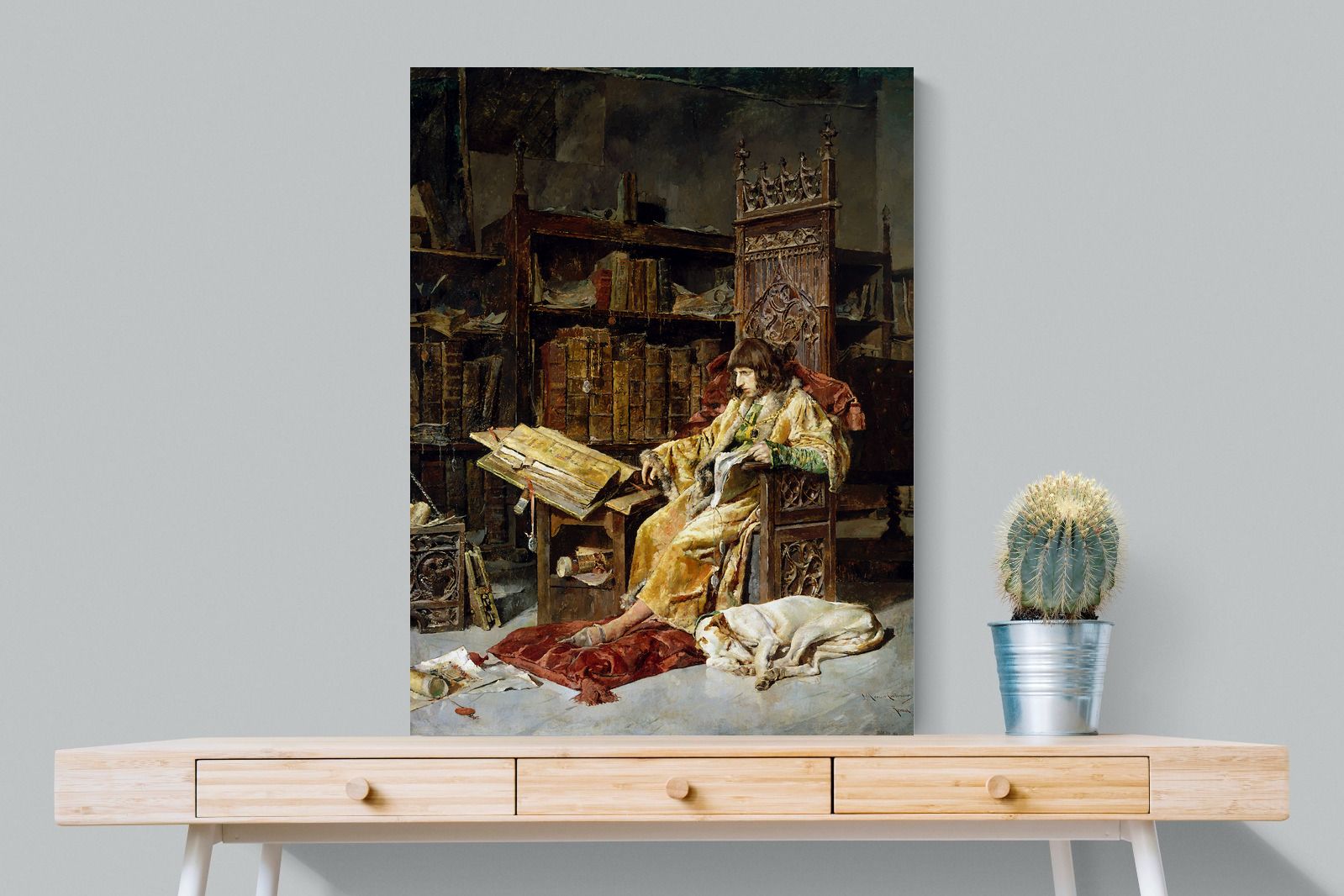 Prince Carlos de Viana-Wall_Art-75 x 100cm-Mounted Canvas-No Frame-Pixalot