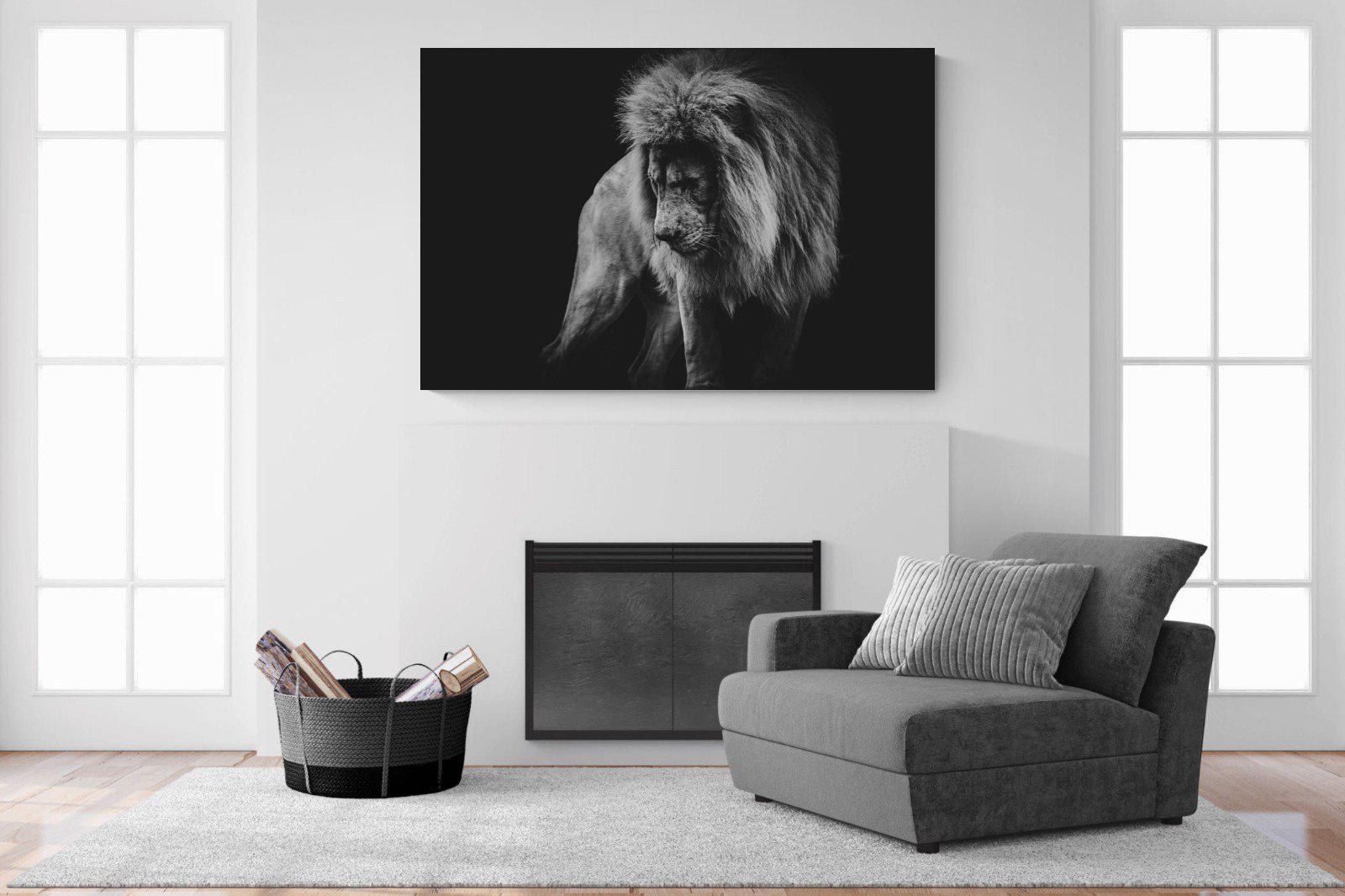 Prince of the Jungle-Wall_Art-150 x 100cm-Mounted Canvas-No Frame-Pixalot