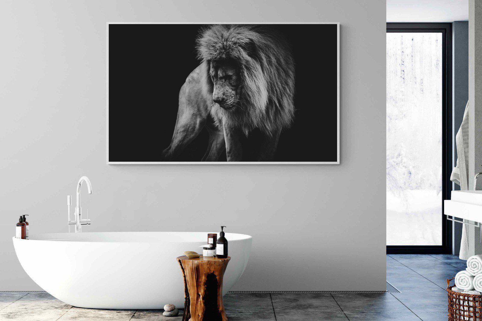 Prince of the Jungle-Wall_Art-180 x 110cm-Mounted Canvas-White-Pixalot