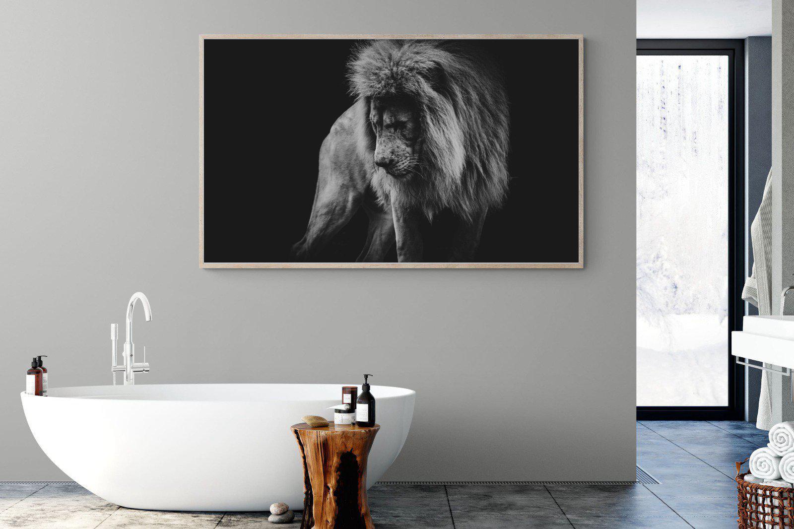 Prince of the Jungle-Wall_Art-180 x 110cm-Mounted Canvas-Wood-Pixalot