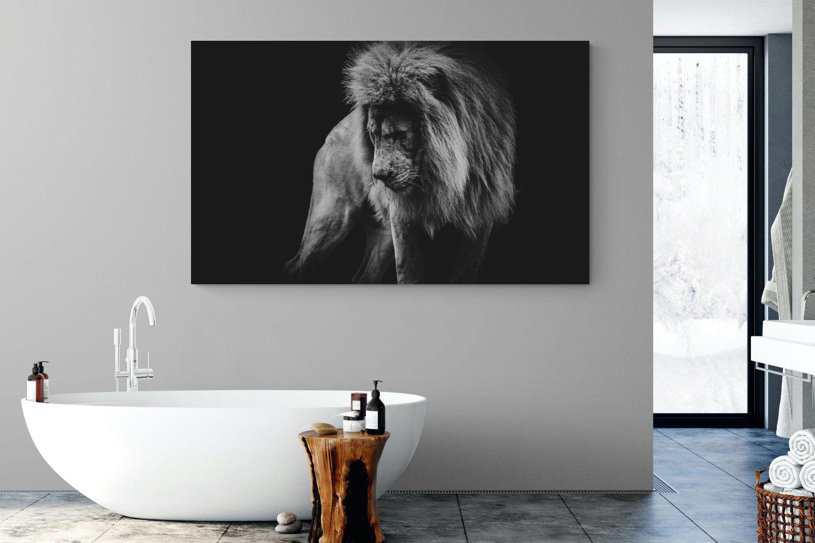 Prince of the Jungle-Wall_Art-180 x 110cm-Mounted Canvas-No Frame-Pixalot