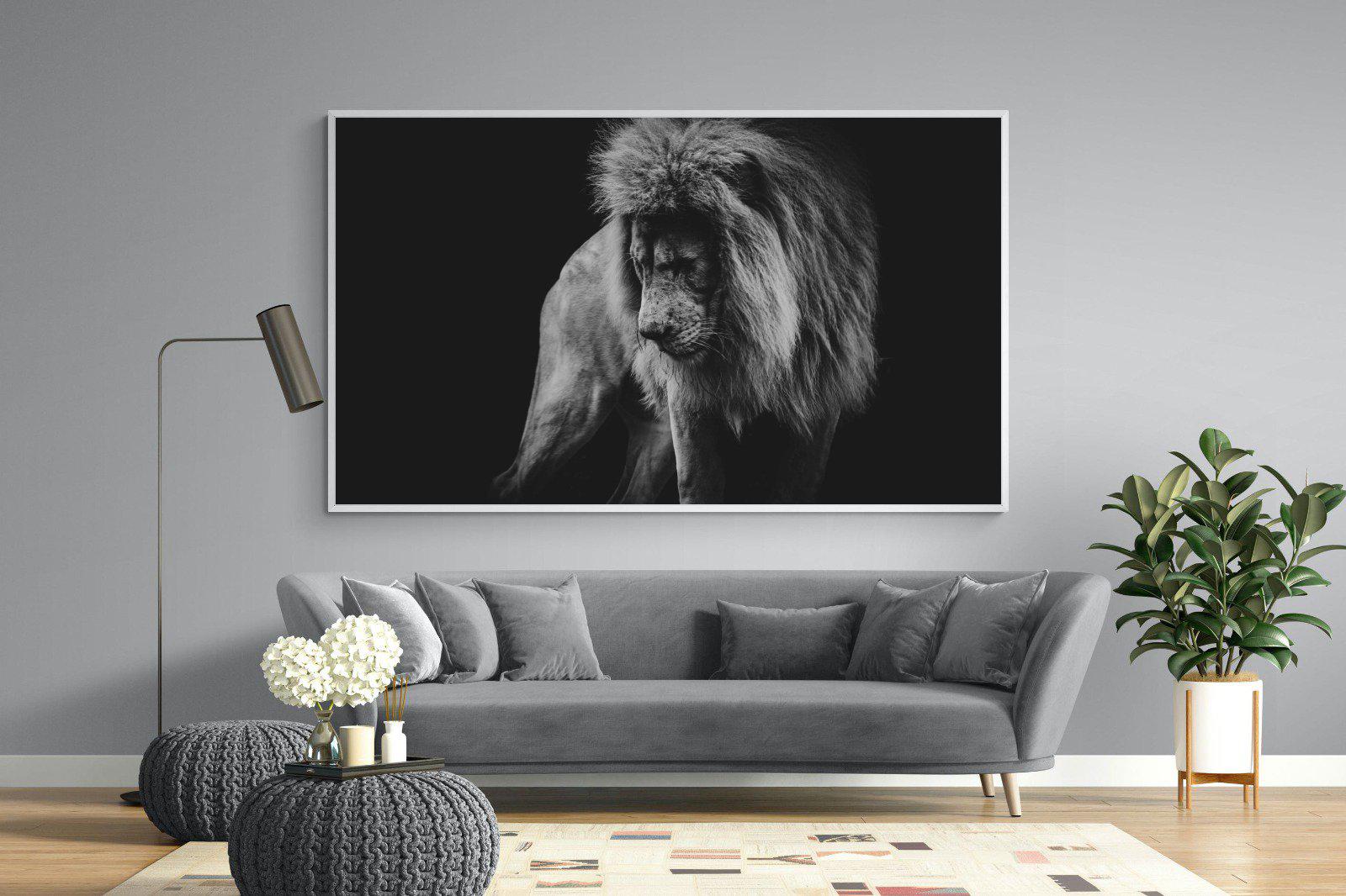 Prince of the Jungle-Wall_Art-220 x 130cm-Mounted Canvas-White-Pixalot