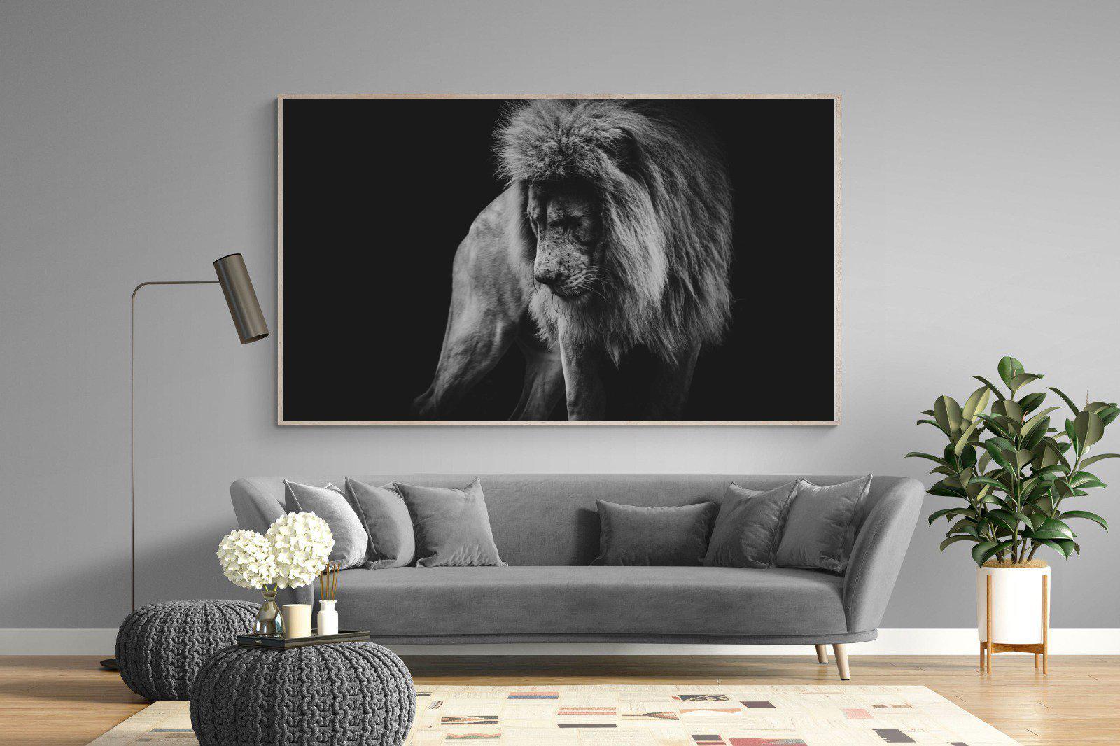 Prince of the Jungle-Wall_Art-220 x 130cm-Mounted Canvas-Wood-Pixalot