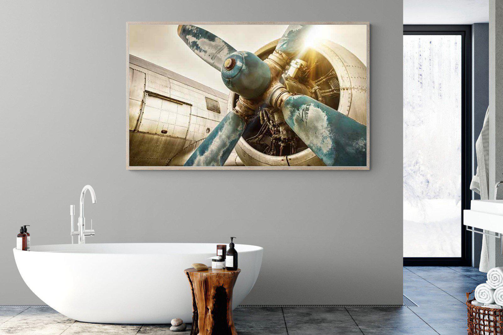 Propeller-Wall_Art-180 x 110cm-Mounted Canvas-Wood-Pixalot