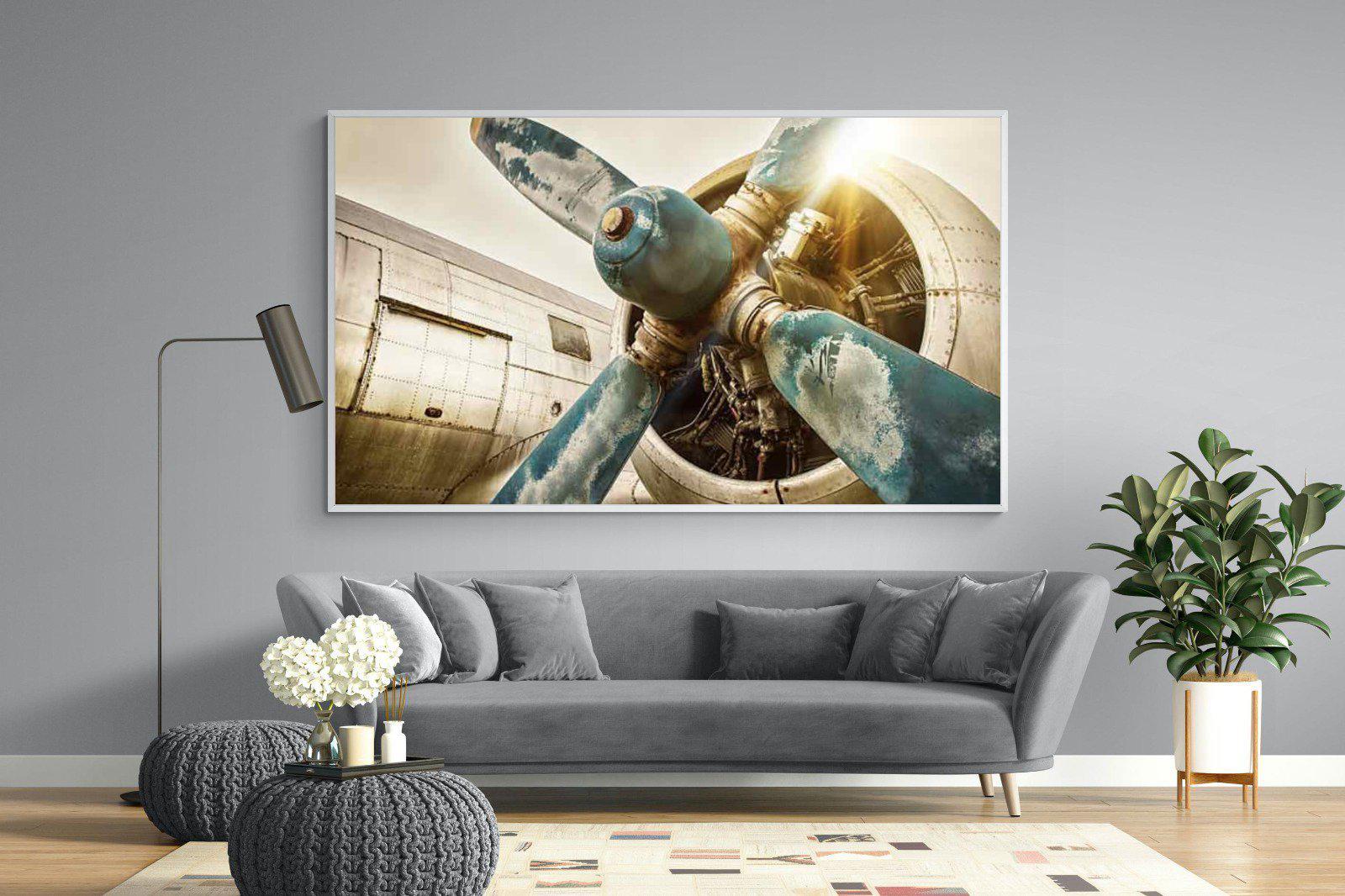 Propeller-Wall_Art-220 x 130cm-Mounted Canvas-White-Pixalot