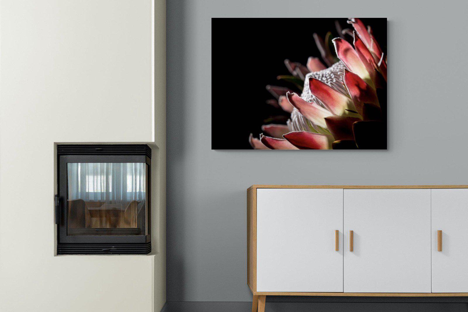 Protea-Wall_Art-100 x 75cm-Mounted Canvas-No Frame-Pixalot