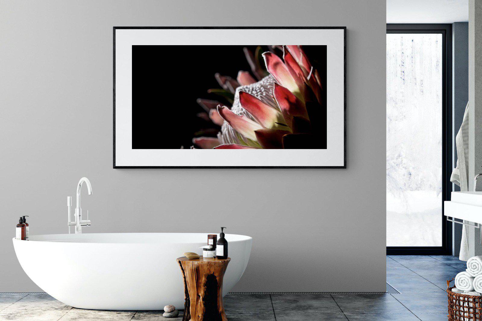 Protea-Wall_Art-180 x 110cm-Framed Print-Black-Pixalot