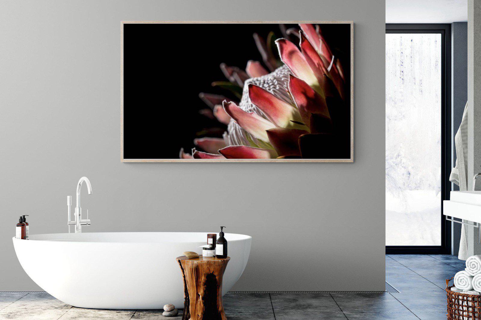 Protea-Wall_Art-180 x 110cm-Mounted Canvas-Wood-Pixalot