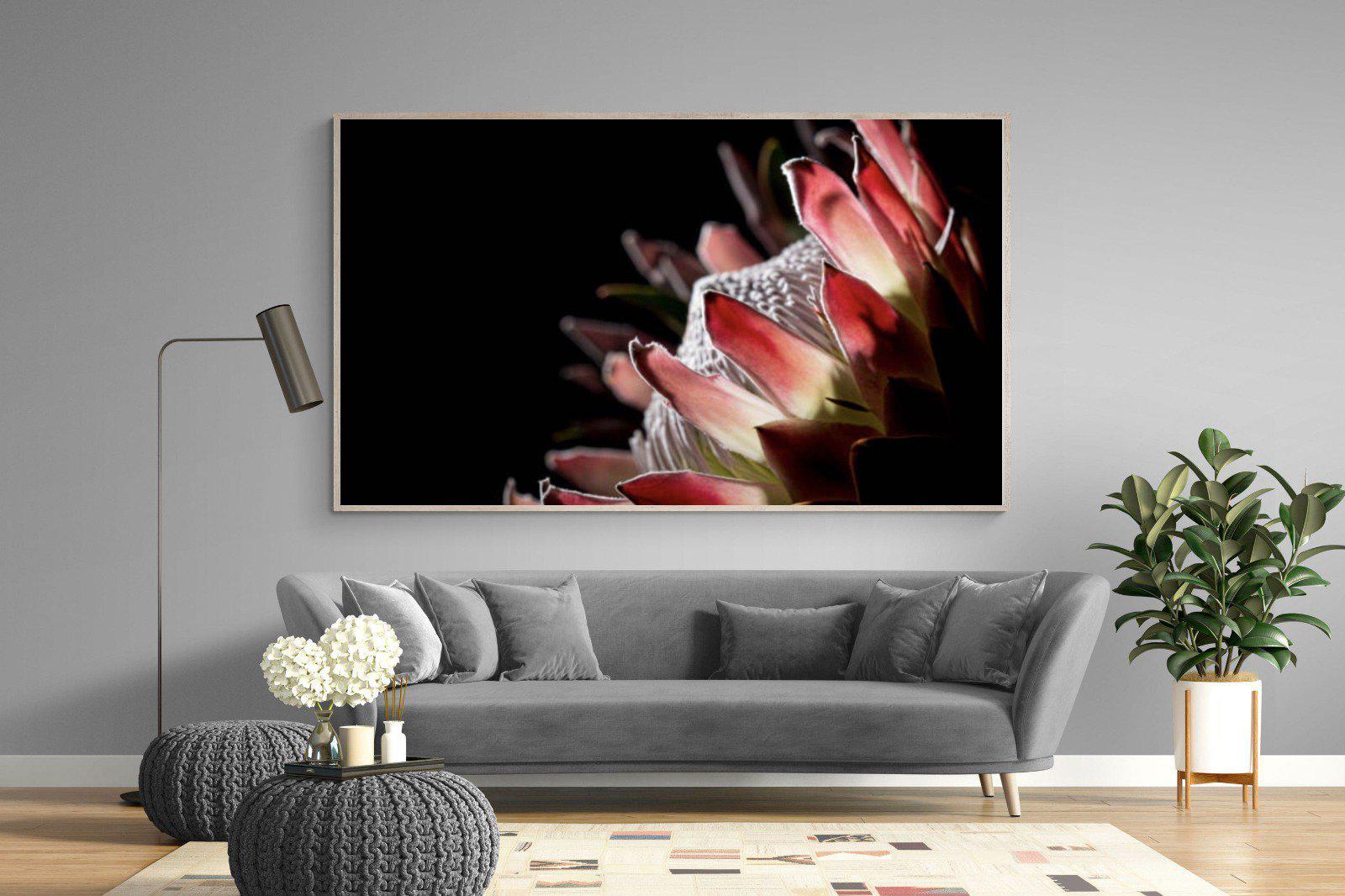 Protea-Wall_Art-220 x 130cm-Mounted Canvas-Wood-Pixalot