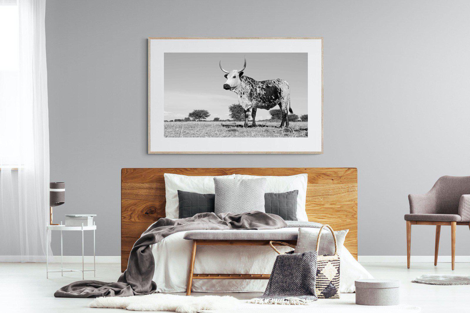 Proud Nguni-Wall_Art-150 x 100cm-Framed Print-Wood-Pixalot