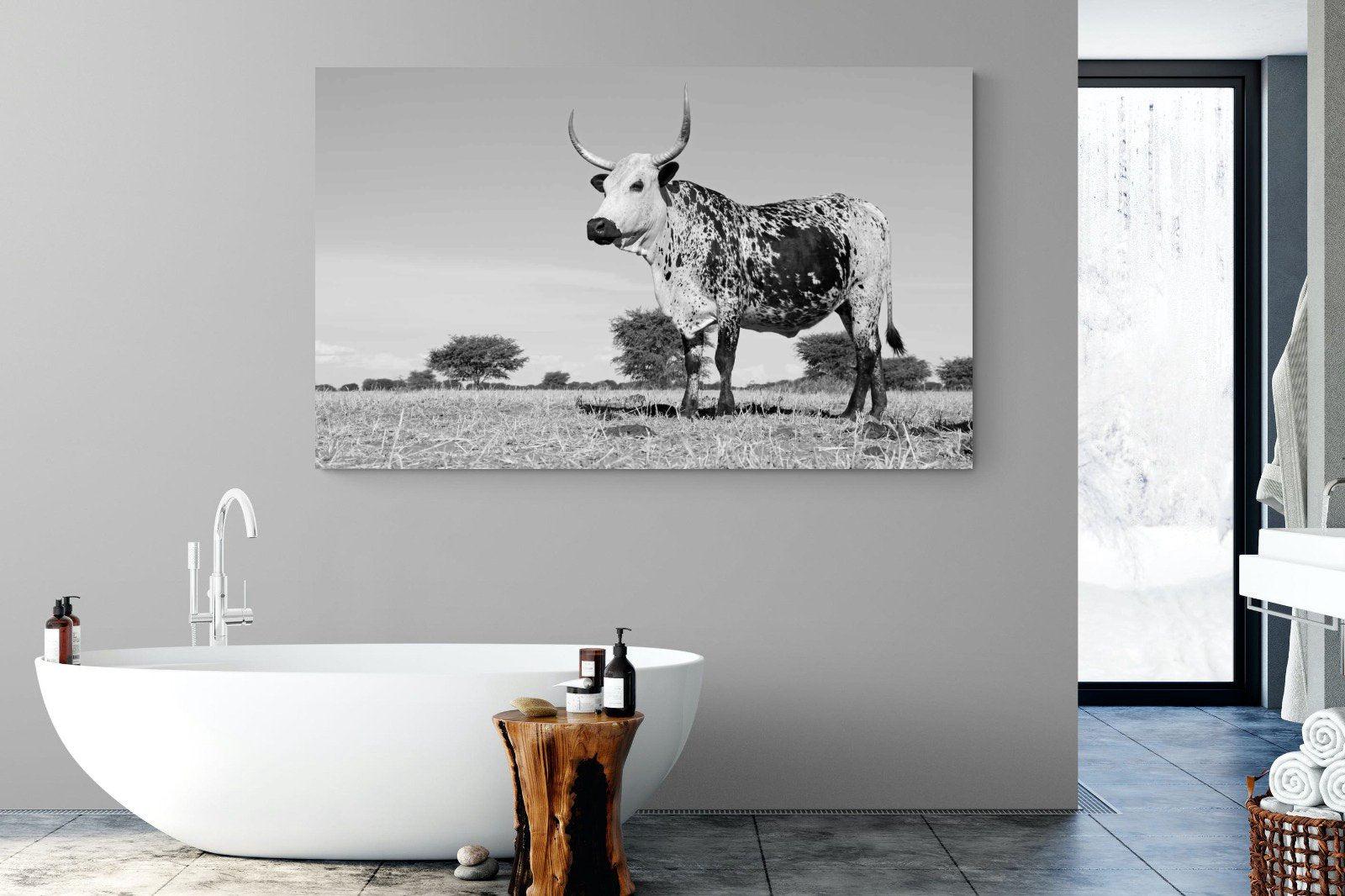 Proud Nguni-Wall_Art-180 x 110cm-Mounted Canvas-No Frame-Pixalot