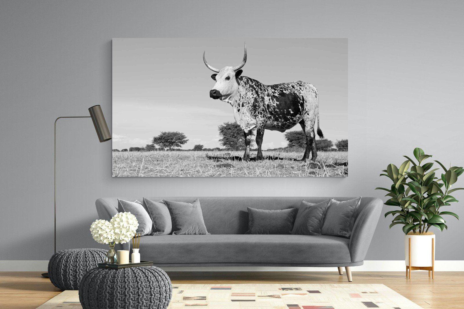 Proud Nguni-Wall_Art-220 x 130cm-Mounted Canvas-No Frame-Pixalot