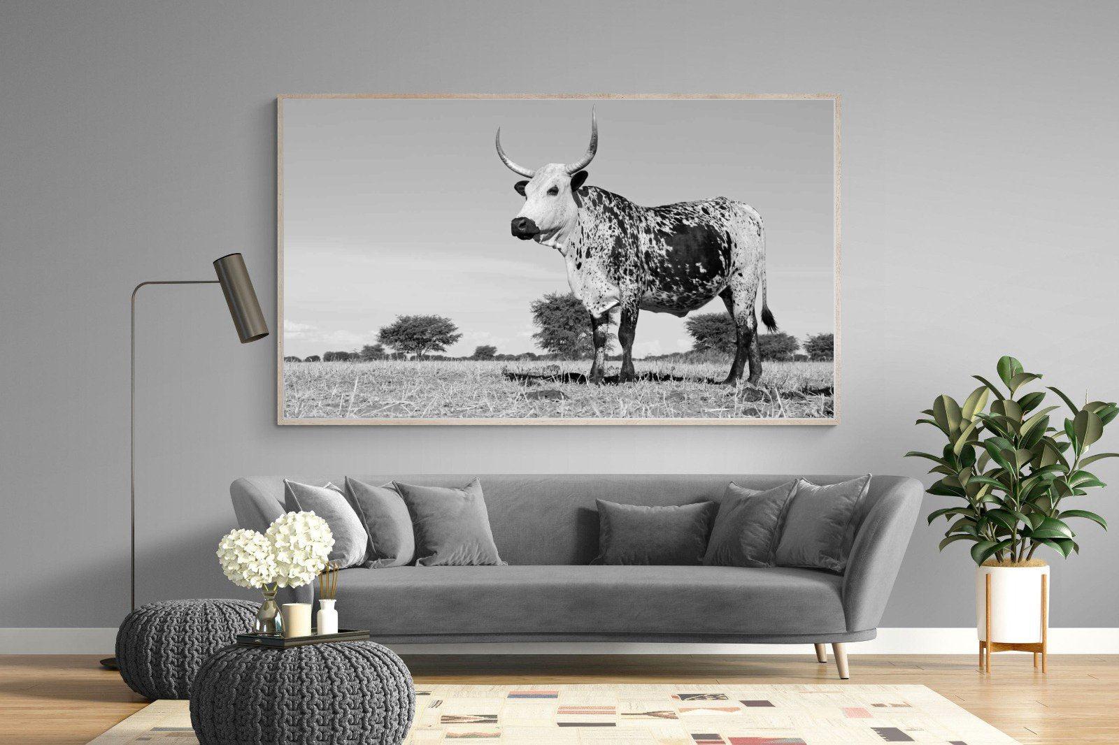 Proud Nguni-Wall_Art-220 x 130cm-Mounted Canvas-Wood-Pixalot