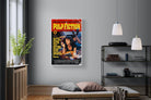 Pulp Fiction-Wall_Art-100 x 150cm-Mounted Canvas-White-Pixalot