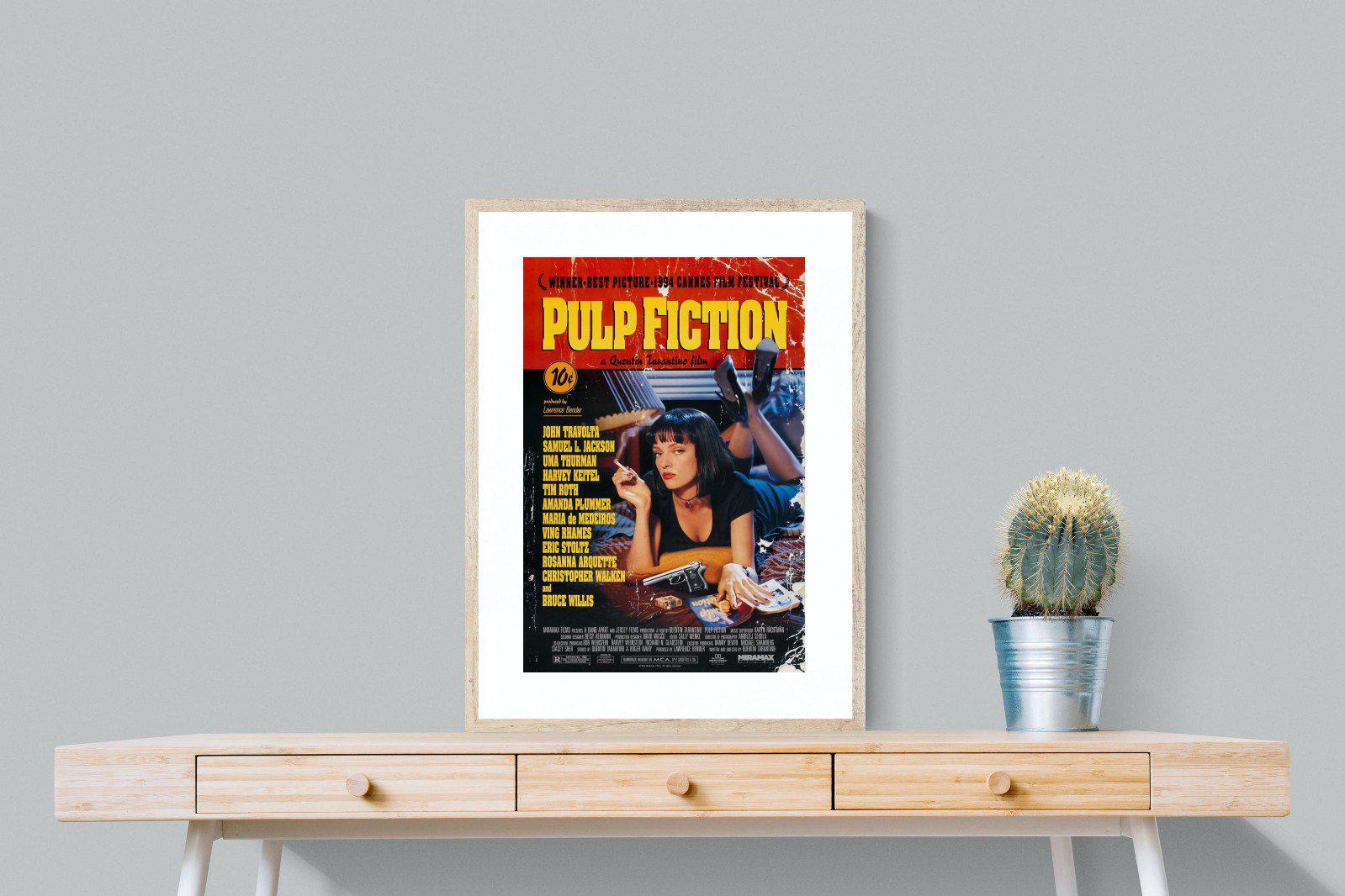 Pulp Fiction-Wall_Art-60 x 80cm-Framed Print-Wood-Pixalot