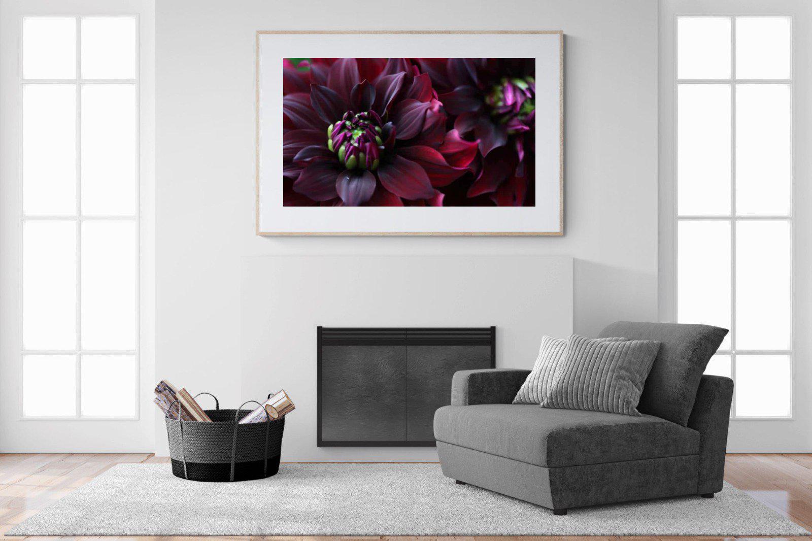 Purple Petals-Wall_Art-150 x 100cm-Framed Print-Wood-Pixalot