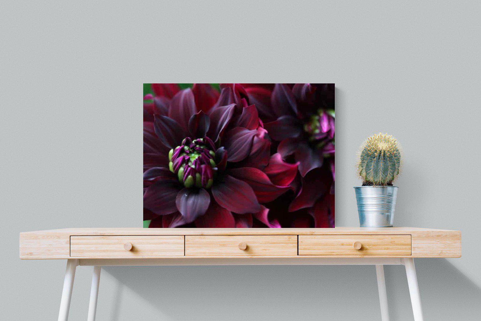 Purple Petals-Wall_Art-80 x 60cm-Mounted Canvas-No Frame-Pixalot