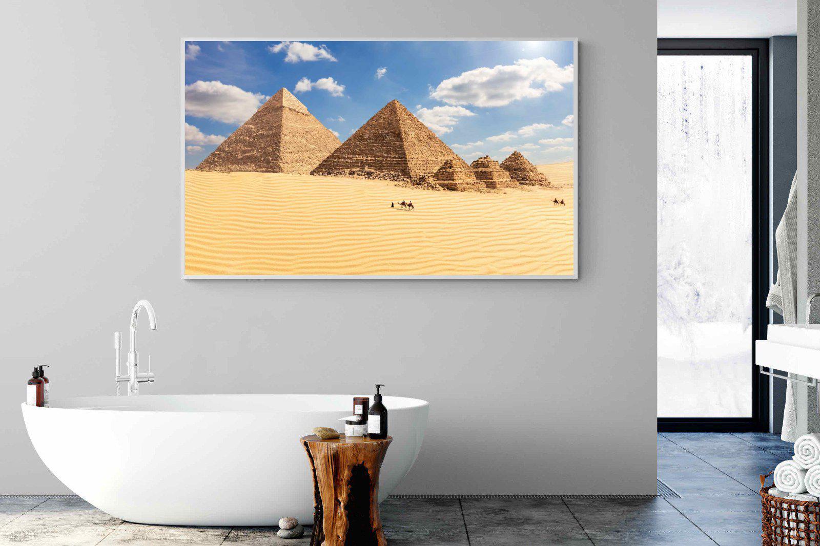 Pyramids-Wall_Art-180 x 110cm-Mounted Canvas-White-Pixalot
