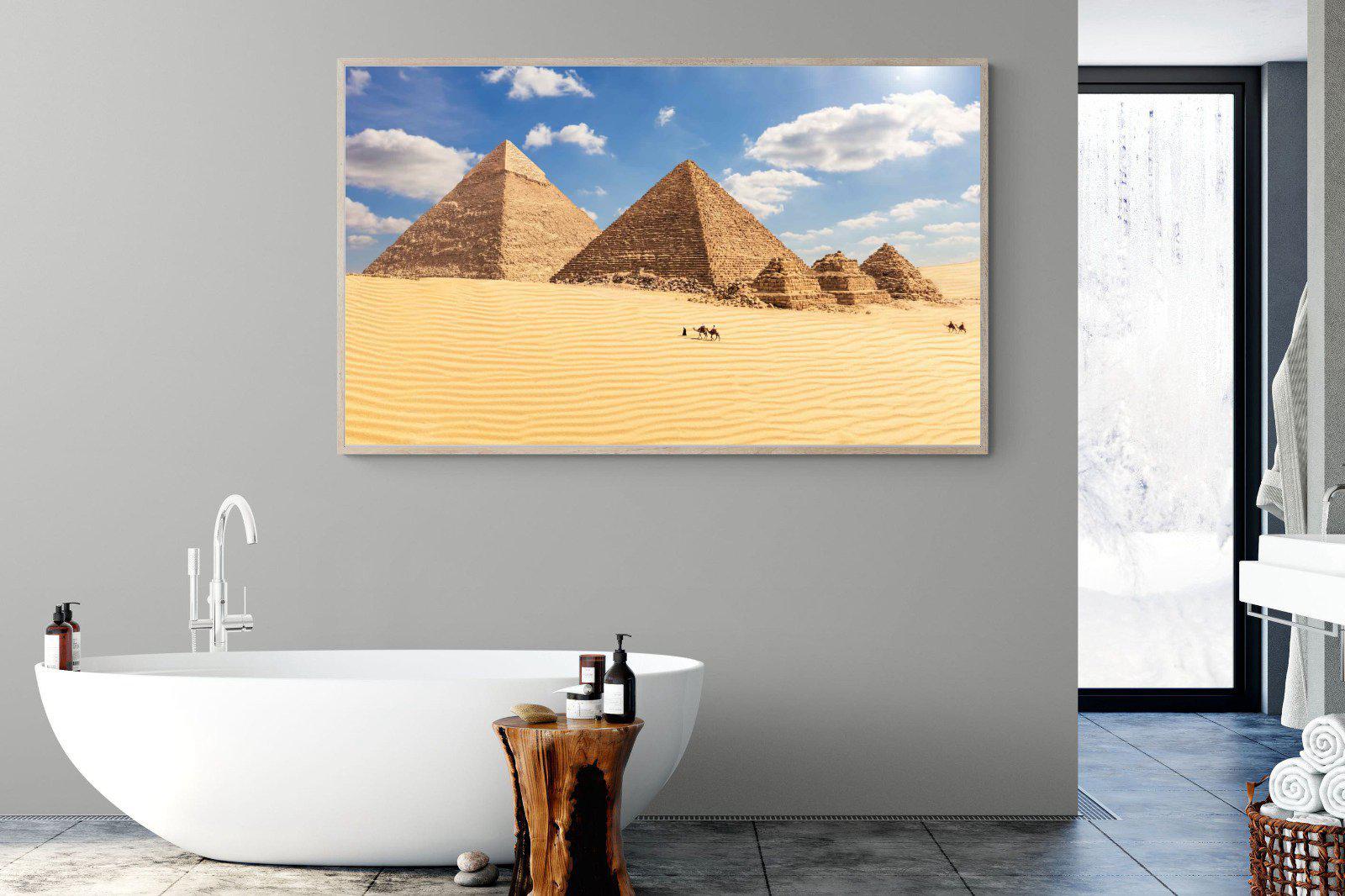 Pyramids-Wall_Art-180 x 110cm-Mounted Canvas-Wood-Pixalot