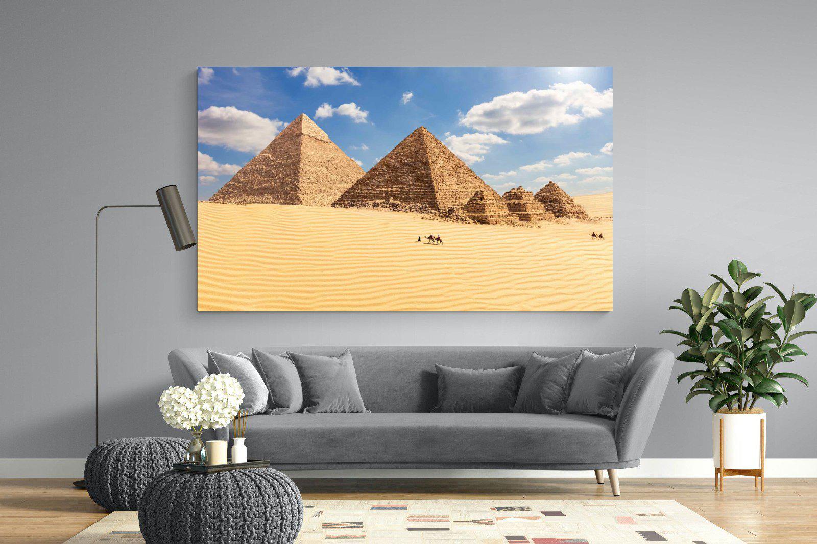 Pyramids-Wall_Art-220 x 130cm-Mounted Canvas-No Frame-Pixalot