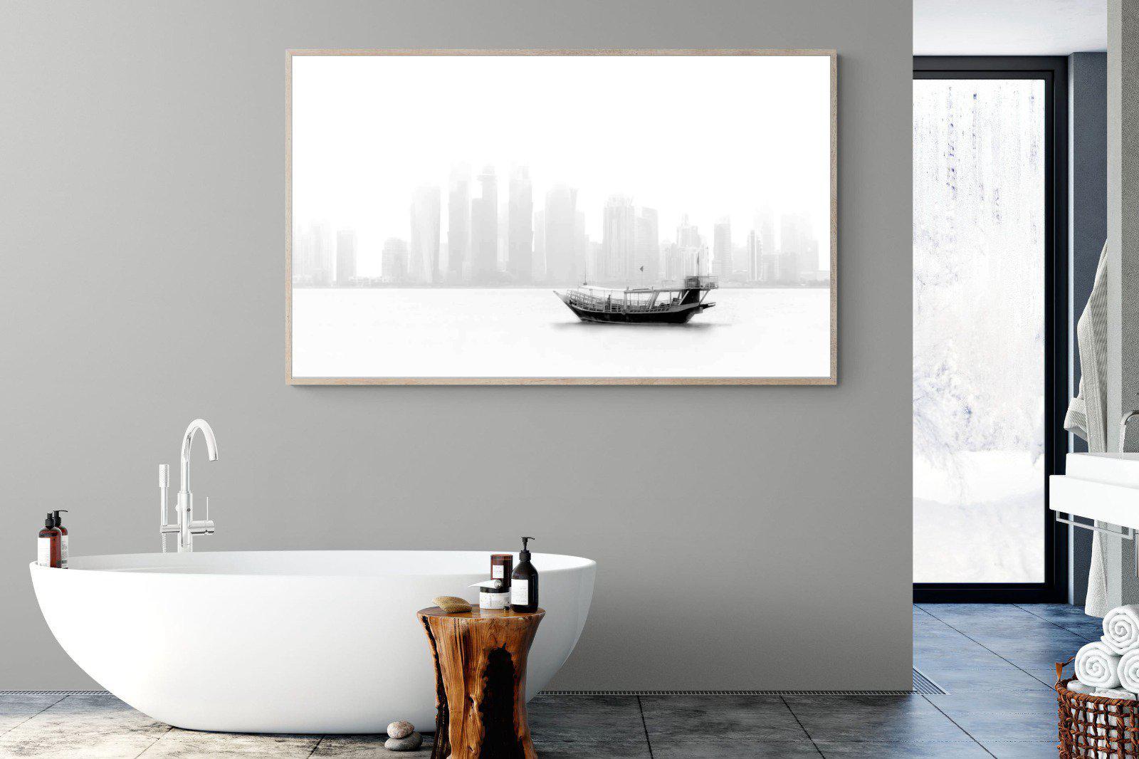 Qatar Junk-Wall_Art-180 x 110cm-Mounted Canvas-Wood-Pixalot