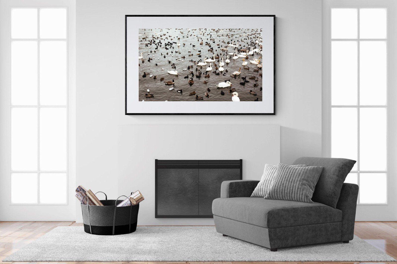 Quack-Wall_Art-150 x 100cm-Framed Print-Black-Pixalot