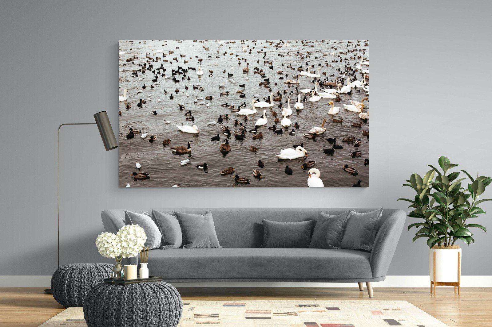 Quack-Wall_Art-220 x 130cm-Mounted Canvas-No Frame-Pixalot