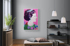 Queen Margrethe II-Wall_Art-100 x 150cm-Mounted Canvas-White-Pixalot