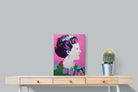 Queen Margrethe II-Wall_Art-45 x 60cm-Mounted Canvas-No Frame-Pixalot