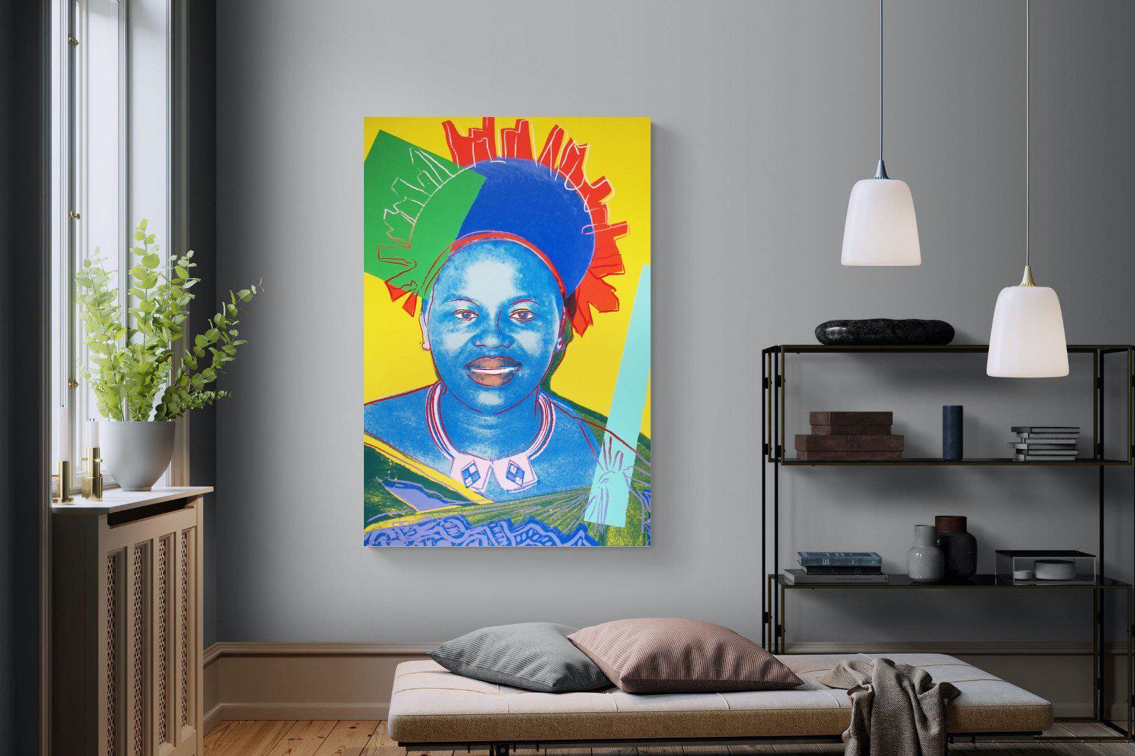 Queen Ntombi-Wall_Art-120 x 180cm-Mounted Canvas-No Frame-Pixalot