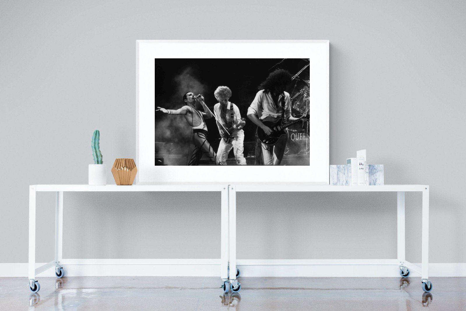 Queen-Wall_Art-120 x 90cm-Framed Print-White-Pixalot