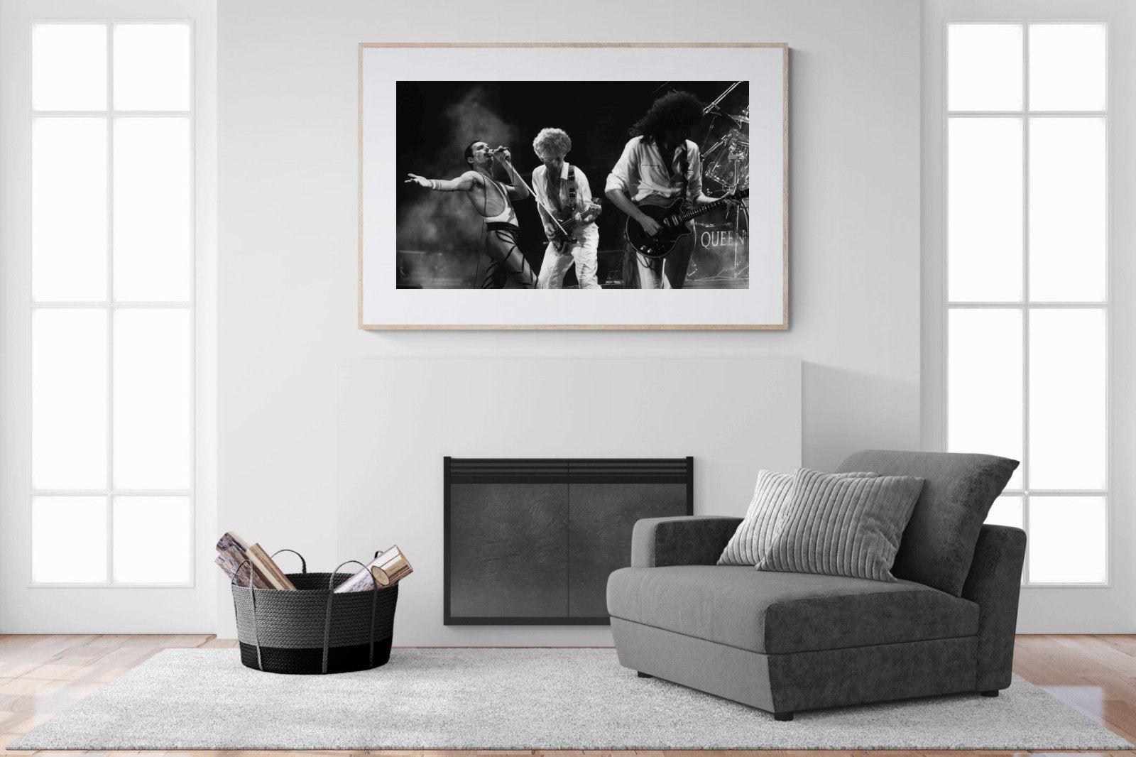 Queen-Wall_Art-150 x 100cm-Framed Print-Wood-Pixalot