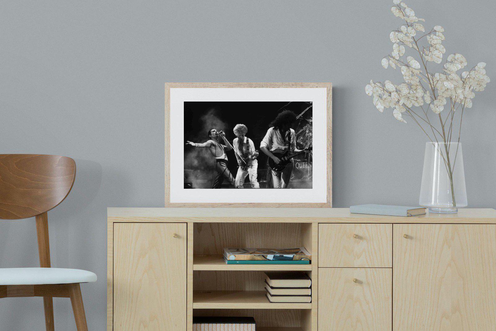 Queen-Wall_Art-60 x 45cm-Framed Print-Wood-Pixalot