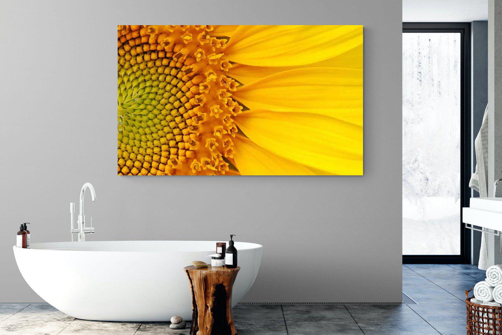 Radiant Sunflower-Wall_Art-180 x 110cm-Mounted Canvas-No Frame-Pixalot
